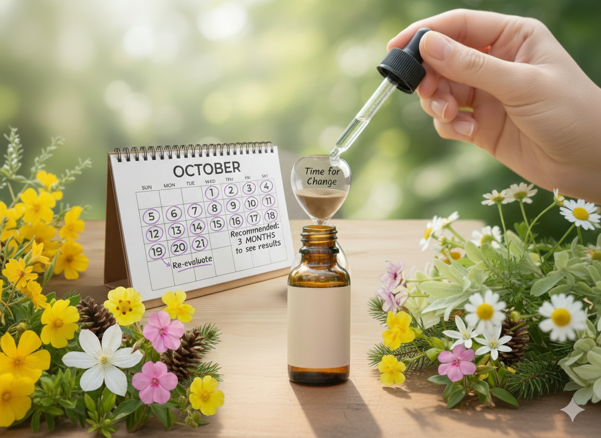 How long should I take bach flowers